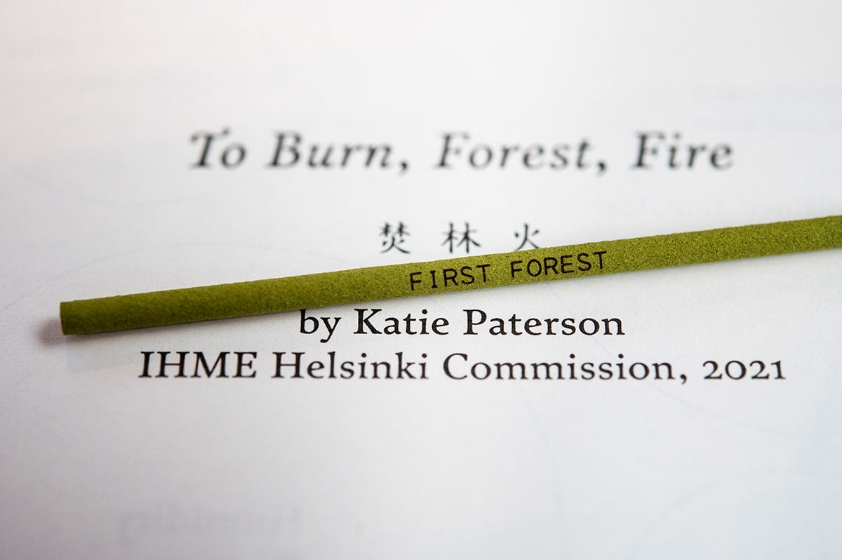 To Burn, Forest, Fire: Katie Paterson